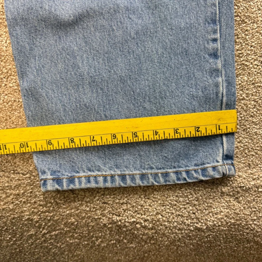 Levis 550 Mens 42x30 Relaxed Fit Jeans Blue Denim Straight Leg Medium Wash Y2K